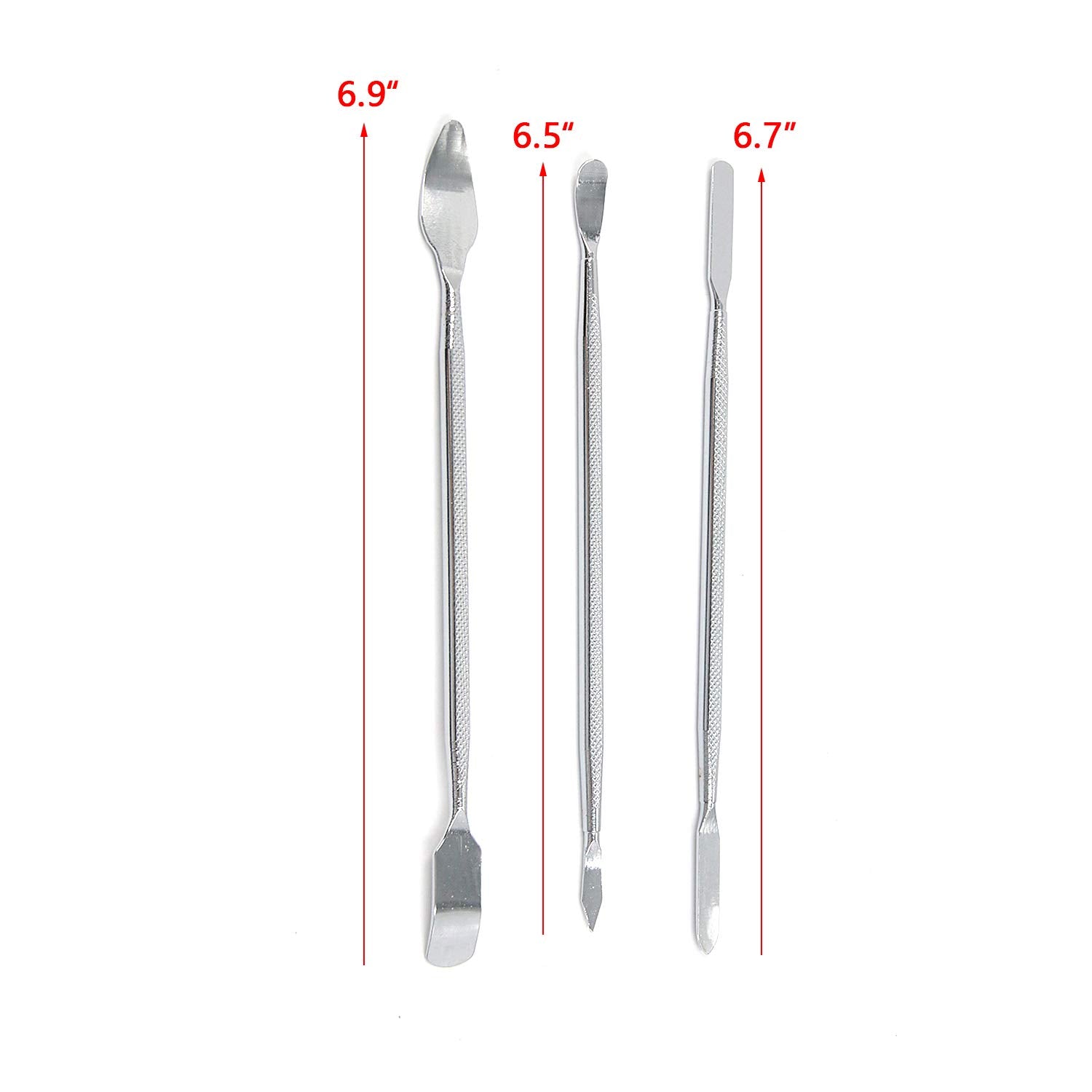 Bitray 3 Pcs Professional Repair Tool Kit Electronics Opening Pry Tool Repair Kit With Metal Spudger Mobile Phone Disassembly St